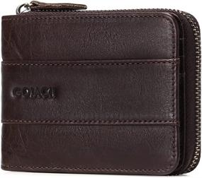 img 4 attached to 💼 Top Wallets for Men: High-Quality Genuine Leather Pocket Wallet - Premium Accessories for Wallets, Card Cases, and Money Organizers