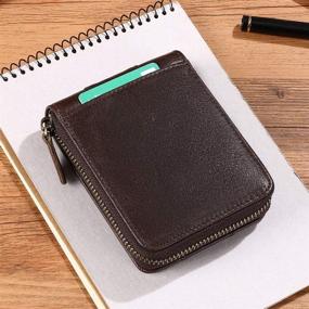 img 1 attached to 💼 Top Wallets for Men: High-Quality Genuine Leather Pocket Wallet - Premium Accessories for Wallets, Card Cases, and Money Organizers