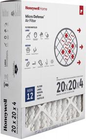 img 4 attached to 🏠 Honeywell Home MicroDefense AC Furnace Air Filter - 20x20x4 - MERV 12 - 1 Pack