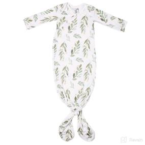 img 4 attached to 👶 SEO-Optimized Copper Pearl Newborn Fern Knotted Gown