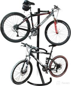 img 4 attached to 🚲 Gravity Bike Stand Bicycle Rack Storage or Display by RAD Cycle - Holds Two Bicycles, Supports up to 125 lbs. No Tools Needed