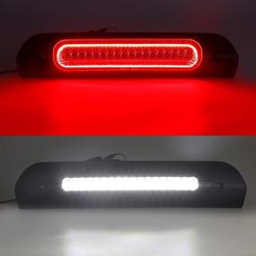 img 3 attached to 🚗 R&F Auto LED Smoked Lens High Mount Brake Light Replacement for Ram 1500 2500 3500 (2002-2008), Ram 2500 3500 (2009): Roof Cargo Lights Third Brake Lamp with Seal Foam Gaskets F1 Style Red Flash - Buy Now!