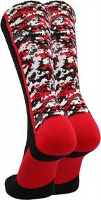 img 3 attached to Sport In Style With Digital Camo Athletic Crew Socks For Football, Basketball And Lacrosse