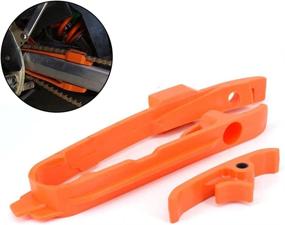 img 4 attached to JFG RACING Plastics Chain Slider Swingarm Guide Clamp 🔧 For KTM SX SXF 125 200 250 350 450 525 11-15