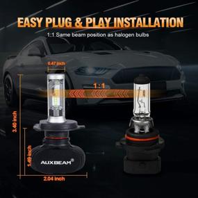 img 3 attached to Auxbeam NF-S1 Series H4 LED Fog Light Bulb - Quieter & Brighter Light (Pack Of 2)