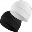 multifunctional headwear skull caps for men and women - bike hard hat helmet liner beanie sleep cap multi-pack logo