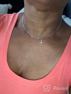 img 1 attached to Sterling Silver Italian Figaro Chain Necklace by SILBERTALE - 1.5mm, 14-30 inch review by Chris Lapan