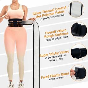 img 3 attached to Get Fit & Trim Your Waist With TrainingGirl Women'S Waist Trainer Bandage Stomach Wraps