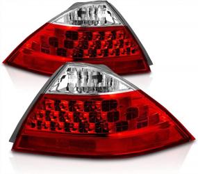 img 3 attached to Обновите Honda Accord 2006-2007 гг. с помощью корпуса заднего фонаря AmeriLite Clear Red — без комплекта светодиодов