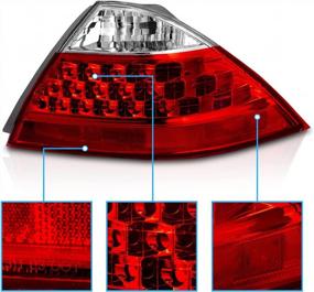 img 2 attached to Upgrade Your 2006-2007 Honda Accord With AmeriLite Clear Red Taillight Housing - No LED Kit