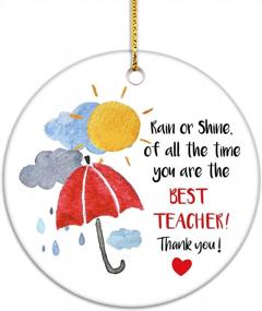 img 2 attached to Express Gratitude With Vilight'S Teacher Appreciation Christmas Ornament: The Perfect End-Of-Year Gift For Men And Women Educators