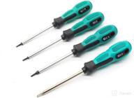 🔧 4-piece 16cm triangle magnetic tip screwdriver set w/ anti-slip grip - sizes 1.8, 2.0, 2.3, 3.0 - ideal for repair tasks логотип