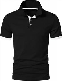 img 3 attached to Waterwang Men'S Slim-Fit Cotton Polo Shirts: Basic Golf Polo Design For Short Sleeves