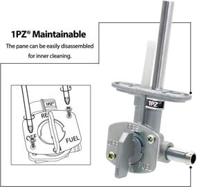 img 1 attached to 1PZ SL1-P01 Upgraded Fuel Gas Tank Petcock Valve Replacement for Yamaha, Suzuki, and ATV Models YFS200 YFM250 YFM350 YFM400 YFM600 YFZ350 YFZ450 DRZ400 FZR600 LT80 LTZ250 LTZ400 Raptor 660 Wolverine Banshee 350 Grizzly Blaster