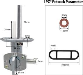 img 2 attached to 1PZ SL1-P01 Upgraded Fuel Gas Tank Petcock Valve Replacement for Yamaha, Suzuki, and ATV Models YFS200 YFM250 YFM350 YFM400 YFM600 YFZ350 YFZ450 DRZ400 FZR600 LT80 LTZ250 LTZ400 Raptor 660 Wolverine Banshee 350 Grizzly Blaster