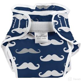 img 2 attached to Kushies Toddler Waterproof Diaper Mustache