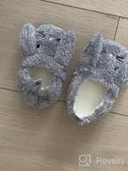 img 1 attached to Premium Soft Plush Slippers for Baby Girls 👶 - Cartoon Warm House Shoes for Winter by Csfry review by Troy Larson