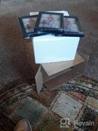 img 1 attached to Rustic Charm: Giftgarden'S Set Of 12 Distressed Beige White Picture Frames For Wall Or Tabletop Display review by Richard Cuneo