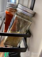 img 1 attached to Maximize Your Kitchen Space With MEIQIHOME 4 Tier Spice Rack Organizer - Perfect Storage Solution For Pantry, Cabinet, Door, Wall Mount, And Countertop In Sleek Black Design! review by Ryan Reiter