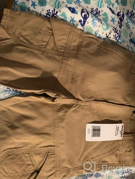 img 1 attached to Trail-Ready Comfort: Introducing ATG by Wrangler Boys' Trail Cargo Short review by Charles Alfian