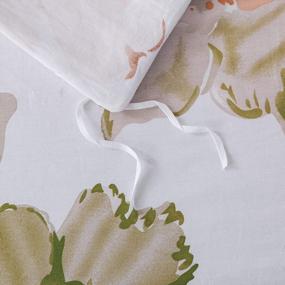 img 1 attached to Elevate Your Bedroom With FADFAY'S Watercolor Floral Duvet Cover - Vintage Farmhouse Bedding In Soft Cotton