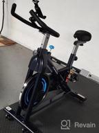 img 1 attached to Bluetooth Indoor Cycling Bike With MyCloudFitness App (4208) By Exerpeutic - Black And Blue For Enhanced Searchability review by Matt Louis