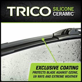 img 2 attached to Trico 90-160 16-дюймовая автомобильная щетка стеклоочистителя - силикон с керамическим покрытием Всепогодный луч