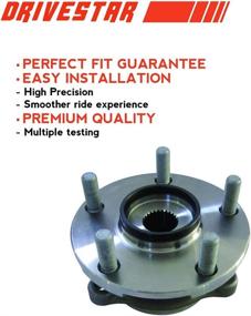 img 2 attached to 🔧 DRIVESTAR 513257 Front Wheel Hub & Bearing Assembly: Compatible with Toyota RAV4, Prius V, Lexus HS250h, Scion xB, and tC