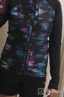 img 1 attached to Stay Stylish And Protected With AXESEA Women'S Printed Rash Guard Long Sleeve Swim Shirt review by Jason Bollinger
