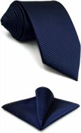 s&w shlax&wing silk ties for men - dark blue navy solid colors matching necktie logo