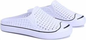 img 2 attached to 👞 Breathable Quick-Drying Slippers with Anti-Slip Soles for Men - YXDCHW Shoes