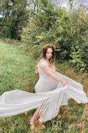 img 1 attached to Gorgeous Off Shoulder Mermaid Gown For Maternity Photo Shoot | ZIUMUDY review by Non Dollarz