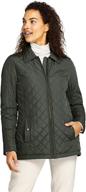 🧥 quilted insulated regular women's clothing and coats, jackets & vests from lands end логотип