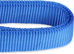 img 2 attached to Premium 6Ft Adjustable Leash For Medium & Small Dogs - Heavy Duty Nylon, Super Soft Neoprene Handle (Royal Blue)