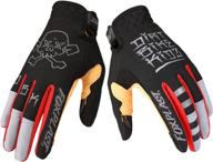 🧤 foxplast unisex mtb atv bmx mx racing motorcycle gloves: breathable, lightweight, anti-slip design for riding, road racing, cycling, climbing - fullfinger, touchscreen compatible логотип