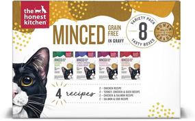 img 4 attached to 🐱 The Honest Kitchen Minced - Grain-Free Wet Cat Food with Bone Broth Gravy Variety Pack, 5.5 oz (8-Pack)