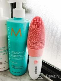 img 5 attached to Get Glowing Skin With Our Sonic Facial Cleansing Brush - Waterproof, USB Rechargeable, And Exfoliating Silicone Scrubber