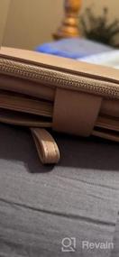 img 6 attached to Женский кошелек с RFID-браслетом - сумка-органайзер большой емкости с ремешком, изготовленная из искусственной кожи - UTO 459