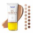 supergoop! spf 50 pa++++ cc cream - 100% mineral color-corrector & broad spectrum sunscreen - tinted moisturizer, concealer & buildable coverage foundation - 1.6 fl oz logo