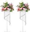 graceful nuptio flower vases - 31.5 inch acrylic stands for wedding centerpieces and party decorations logo