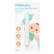 safely clean baby's boogers, ear wax & more with fridababy 3-in-1 nose, nail + ear picker logo