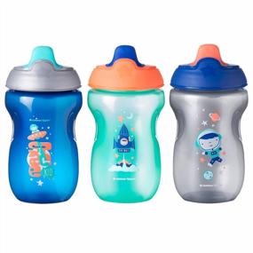 img 4 attached to Tommee Tippee 'Sippee' Toddler Sippy Cup: Spill-Proof, BPA-Free – 9+ Months (3 Count Pack Of 1)