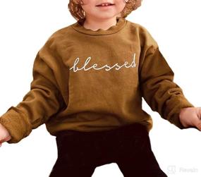 img 3 attached to Toddler Clothes Sweatshirt Sweater BUBBA Khaki Apparel & Accessories Baby Boys ~ Clothing