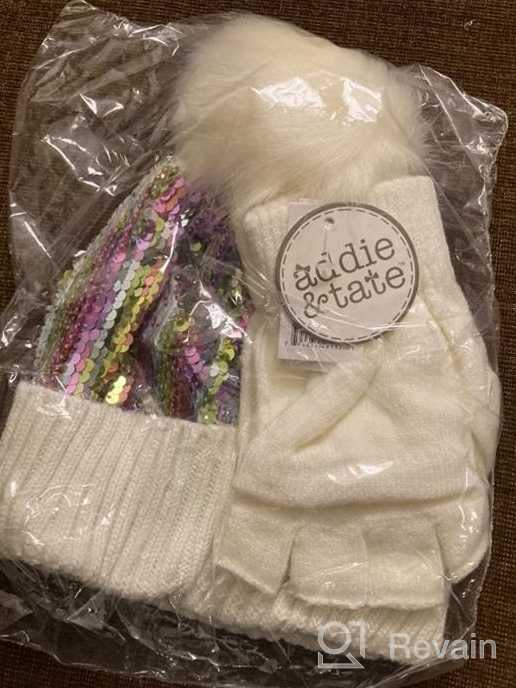 img 1 attached to 🧤 Stay Stylish and Warm with our Winter Lightning Designed Beanie Gloves for Boys! review by Jackquell Cash