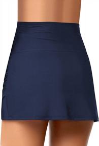 img 3 attached to Embrace Elegance And Comfort With GRAPENT Women'S High Waist Tulip Hem Swim Skirt