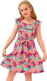 img 4 attached to 👗 BesserBay Sleeveless Girls' Dresses with Little School Neckline