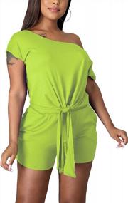 img 2 attached to Show Off Your Curves With This Women'S Sexy Crop Top And High Waist Shorts Set