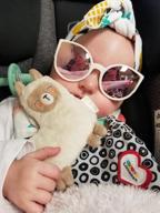 картинка 1 прикреплена к отзыву Очки солнцезащитные для малышей (от 0 до 24 месяцев) с поляризованными линзами и ремешком - ретро-очки в стиле "кошачий глаз" с гибкой оправой для мальчиков и девочек. от Brandon Pratt
