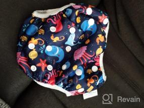 img 5 attached to Colorful, Reusable Baby Pool Diapers – Perfect For Swimming Fun!