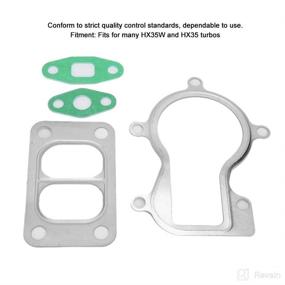 img 2 attached to Flange Adapter Stainless Gasket Holset